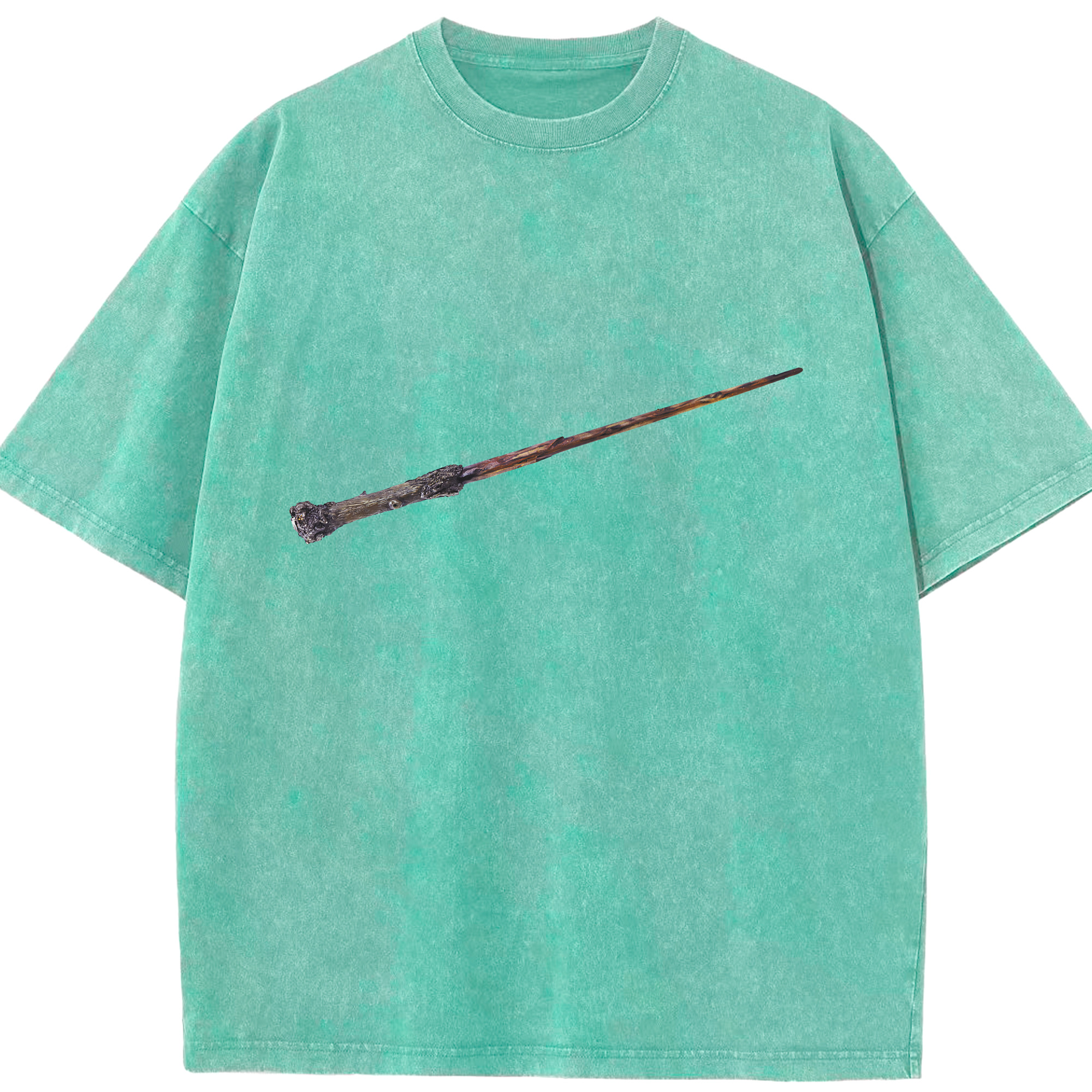 （画像用） Harry Potter ハリー・ポッターシリーズ 綿100% ヴィンテージ風 半袖Tシャツ（フロントプリント）